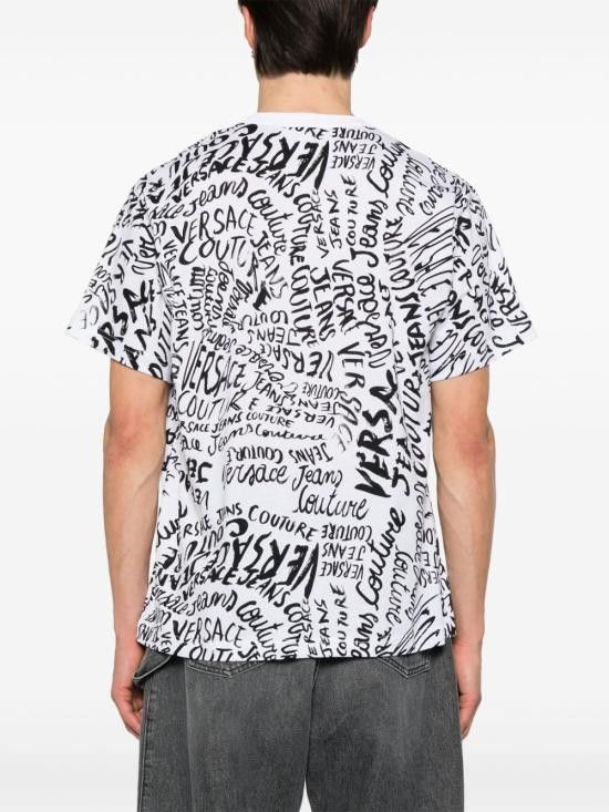 Versace VERSACE Men T-Shirts 78GAH6R0 JS440L02 White Size US M / EU 48-50 / 2 - 3 Thumbnail