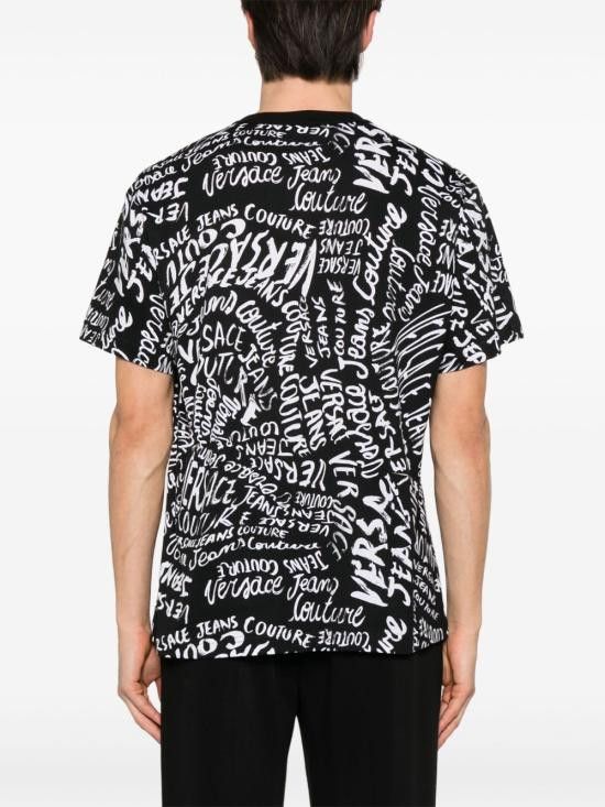 Versace VERSACE Men T-Shirts 78GAH6R0 JS440L01 Black Size US M / EU 48-50 / 2 - 4 Thumbnail