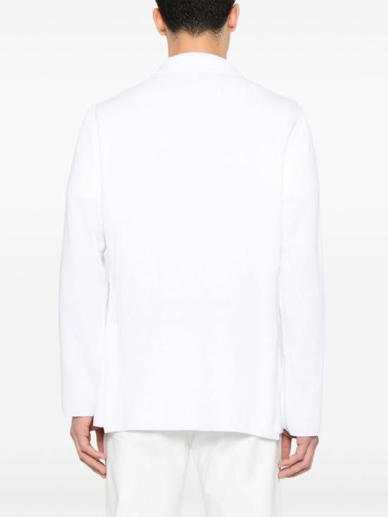 Lardini LARDINI Men Jacket ESLJM57 ES64005100 White Size US XL / EU 56 / 4 - 3 Thumbnail