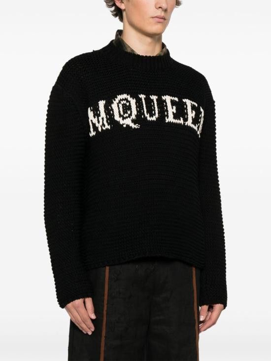 Alexander McQueen ALEXANDER MCQUEEN Men Sweater 829319 Q1BDL1080 Black Size US L / EU 52-54 / 3 - 5 Thumbnail