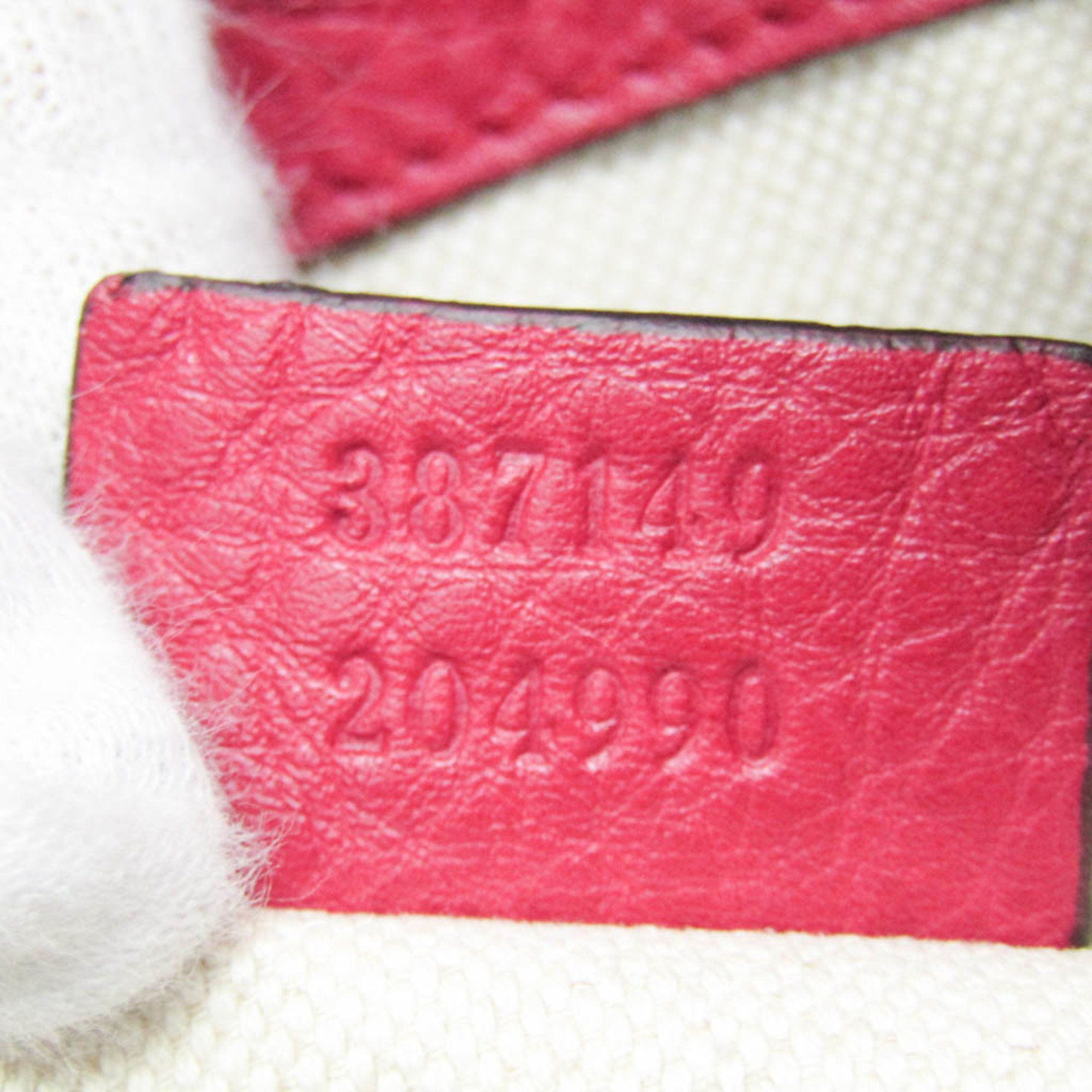 Gucci Gucci Bamboo 387149 Women's Leather,Bamboo Backpack Pink Red Size ONE SIZE - 17 Thumbnail