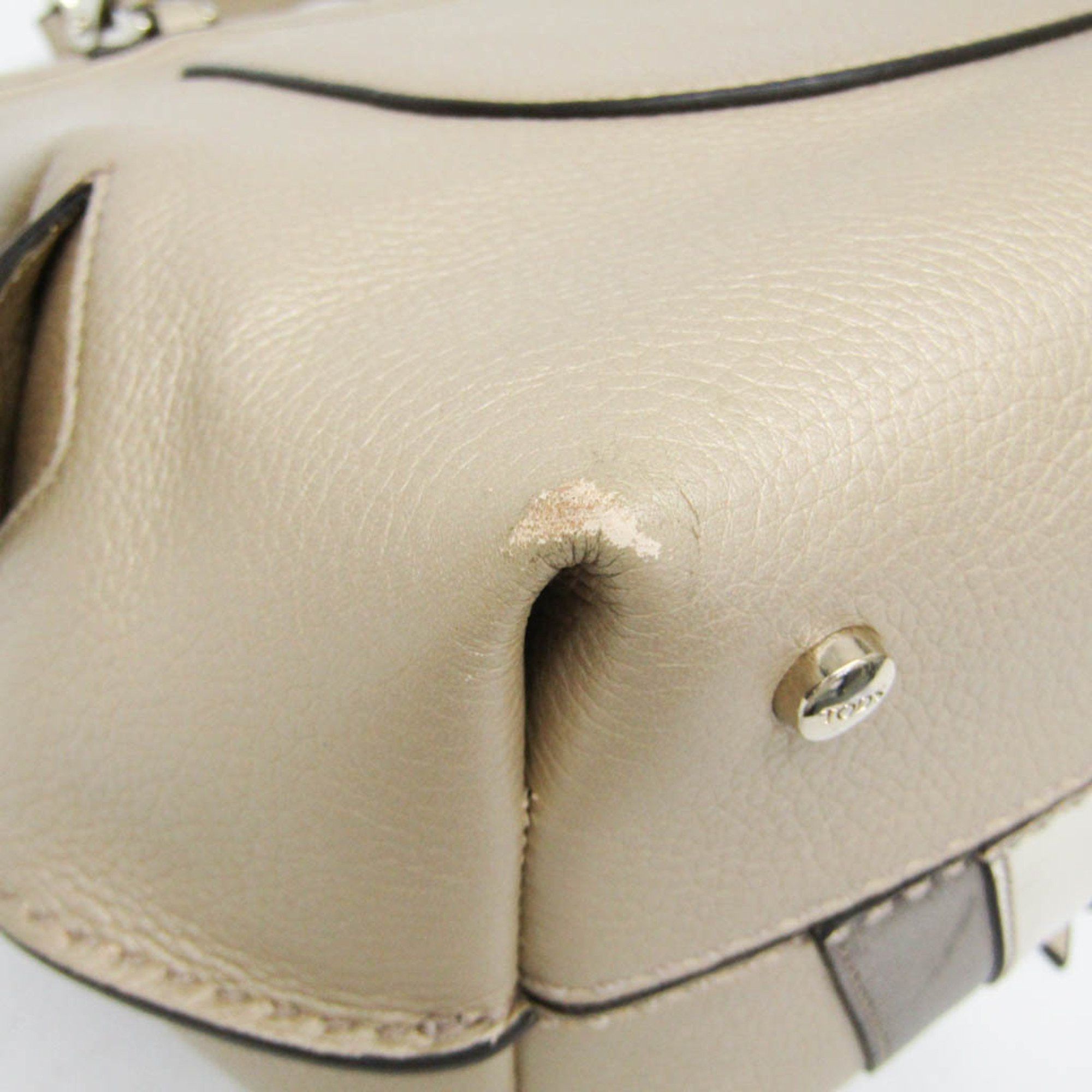 Tod's Tod's WAVE BAG Japan Exclusive Women's Leather Handbag,Shoulder Bag Champagne Gold,Metallic Bronze,Silver Size ONE SIZE - 4 Thumbnail
