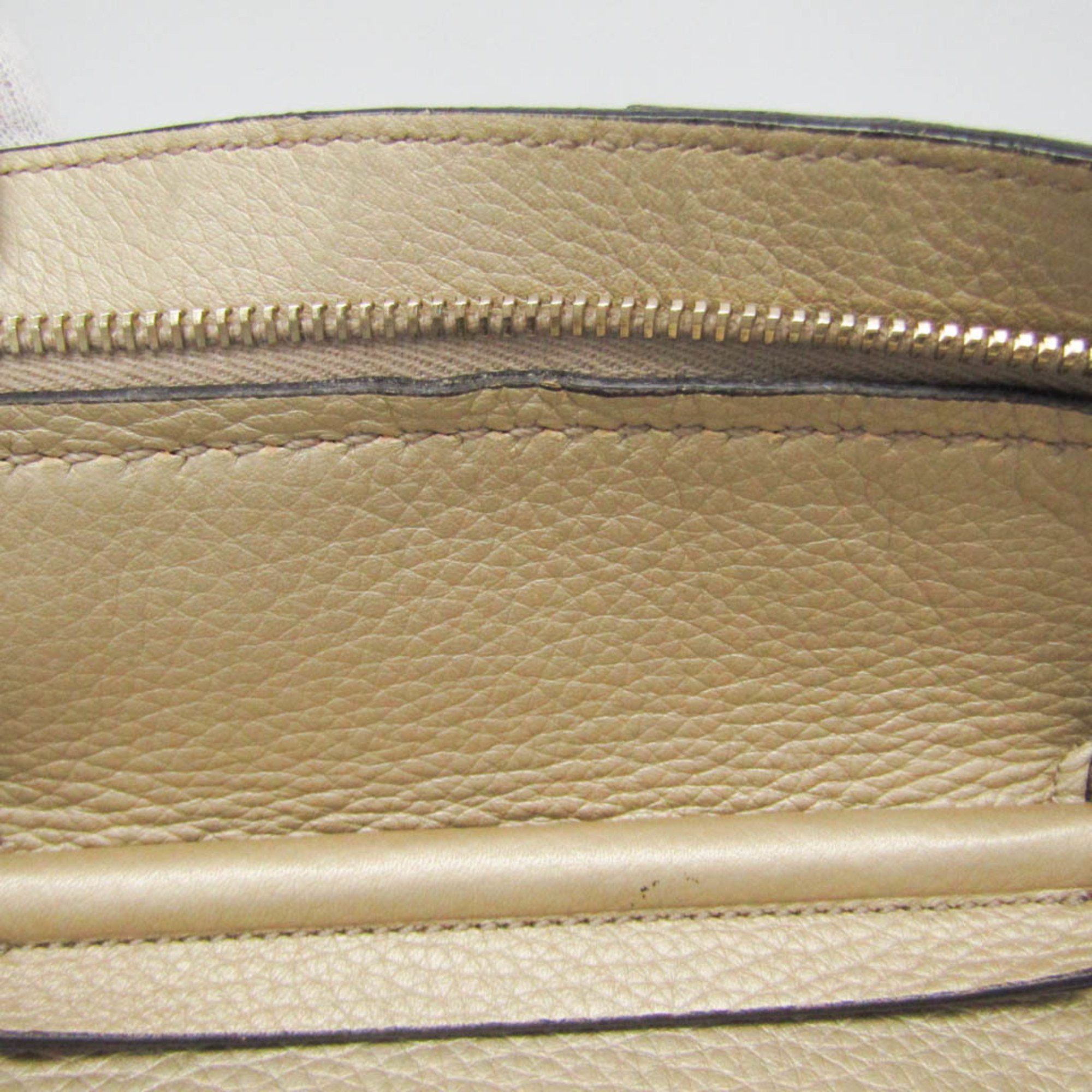 Tod's Tod's WAVE BAG Japan Exclusive Women's Leather Handbag,Shoulder Bag Champagne Gold,Metallic Bronze,Silver Size ONE SIZE - 18 Thumbnail