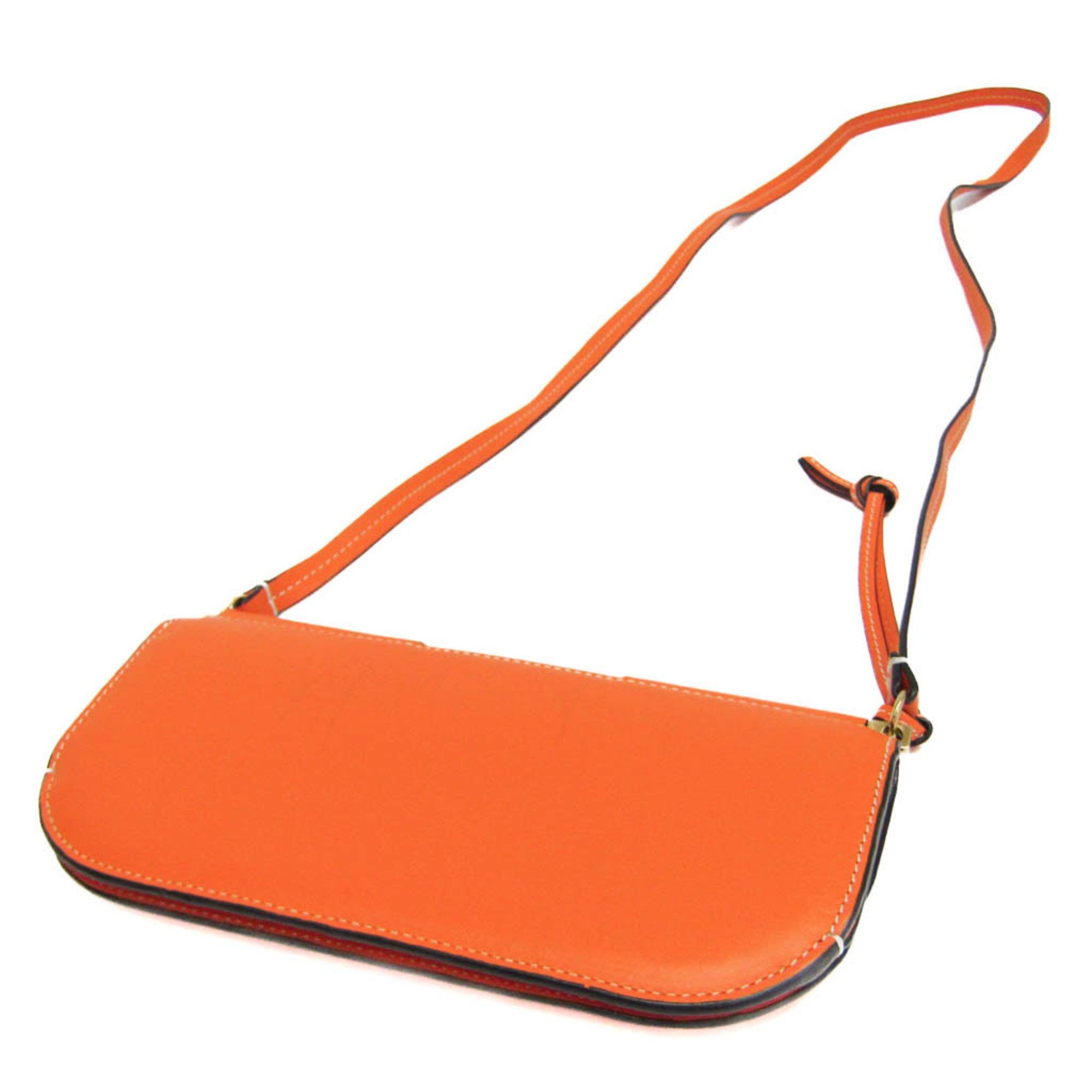Loewe Loewe Gate Women's Leather Chain/Shoulder Wallet Orange Size ONE SIZE - 3 Thumbnail
