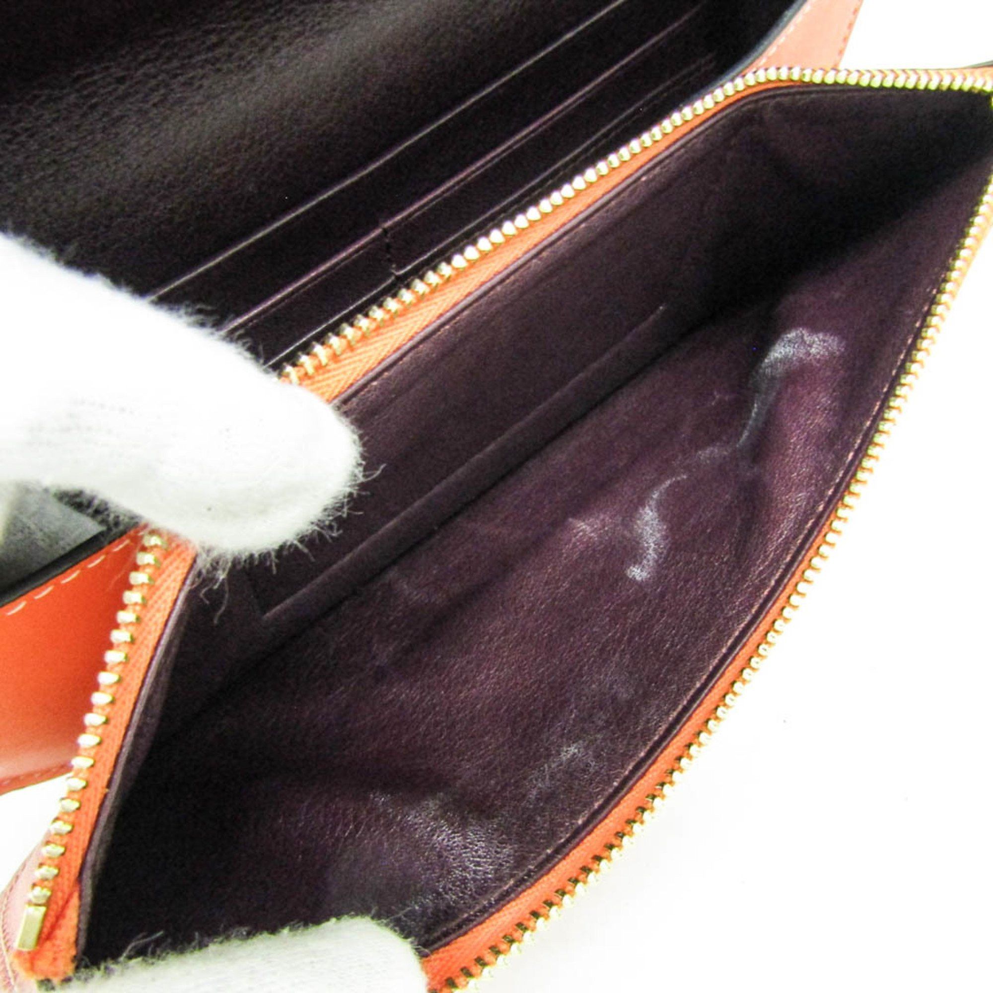 Loewe Loewe Gate Women's Leather Chain/Shoulder Wallet Orange Size ONE SIZE - 5 Thumbnail