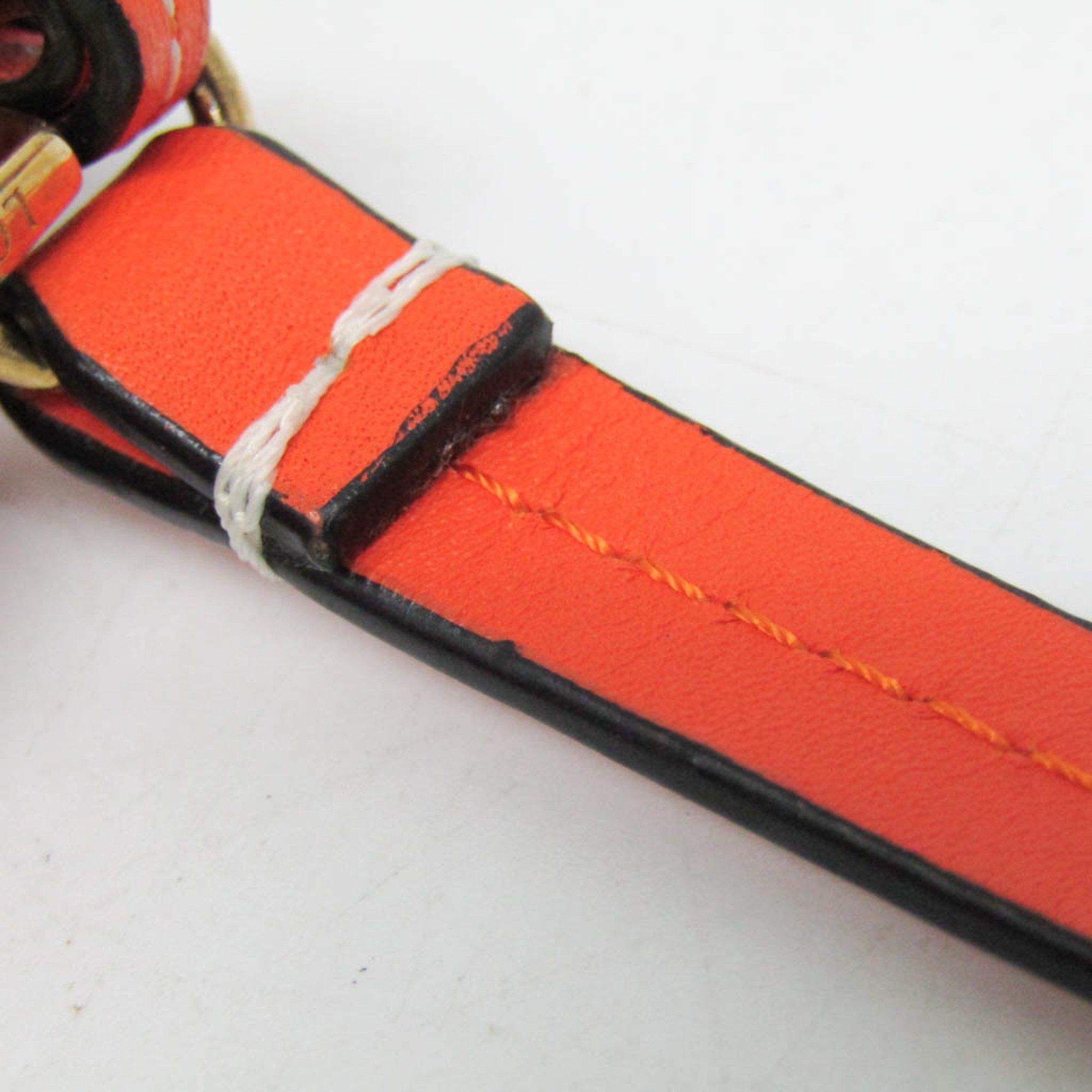 Loewe Loewe Gate Women's Leather Chain/Shoulder Wallet Orange Size ONE SIZE - 13 Thumbnail