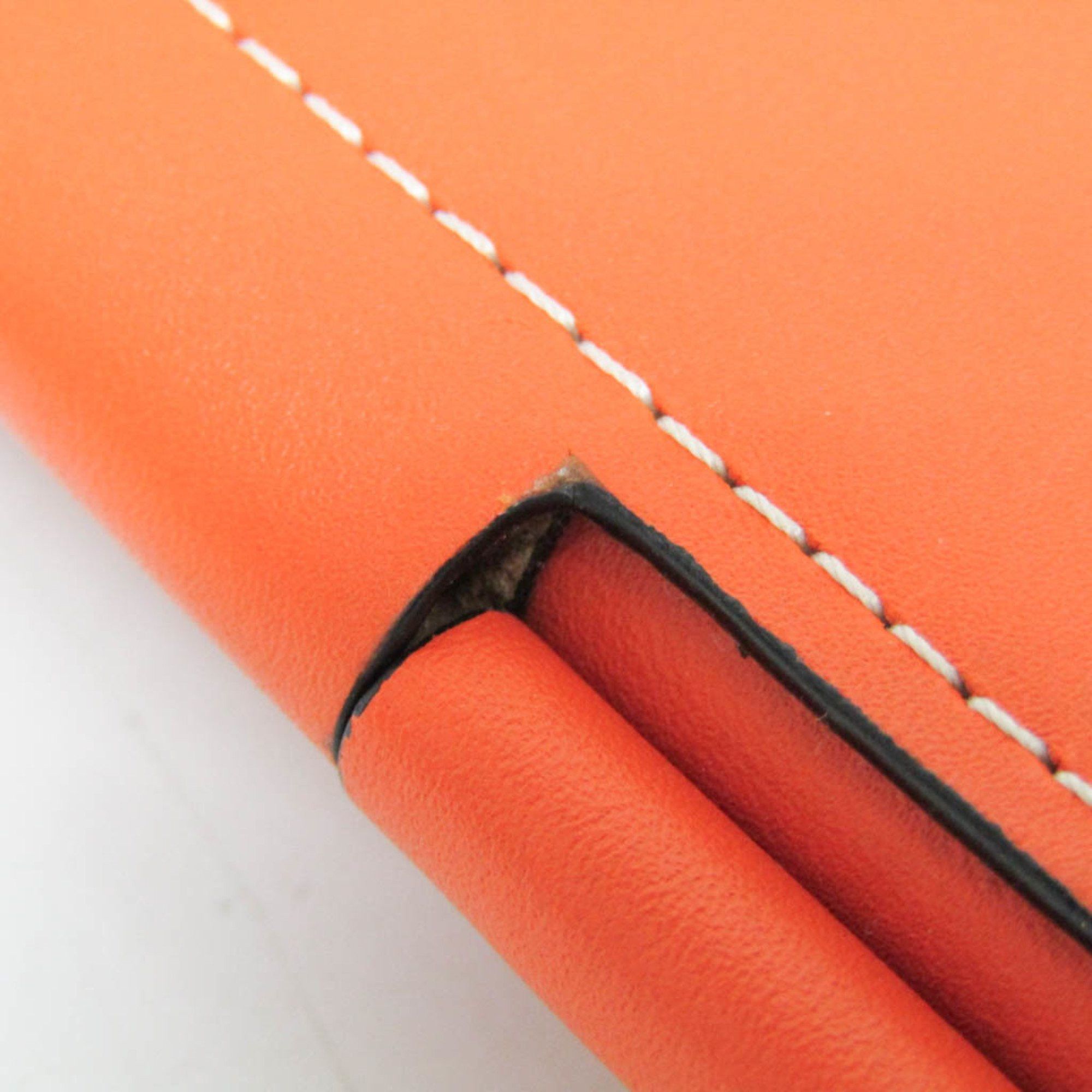 Loewe Loewe Gate Women's Leather Chain/Shoulder Wallet Orange Size ONE SIZE - 12 Thumbnail