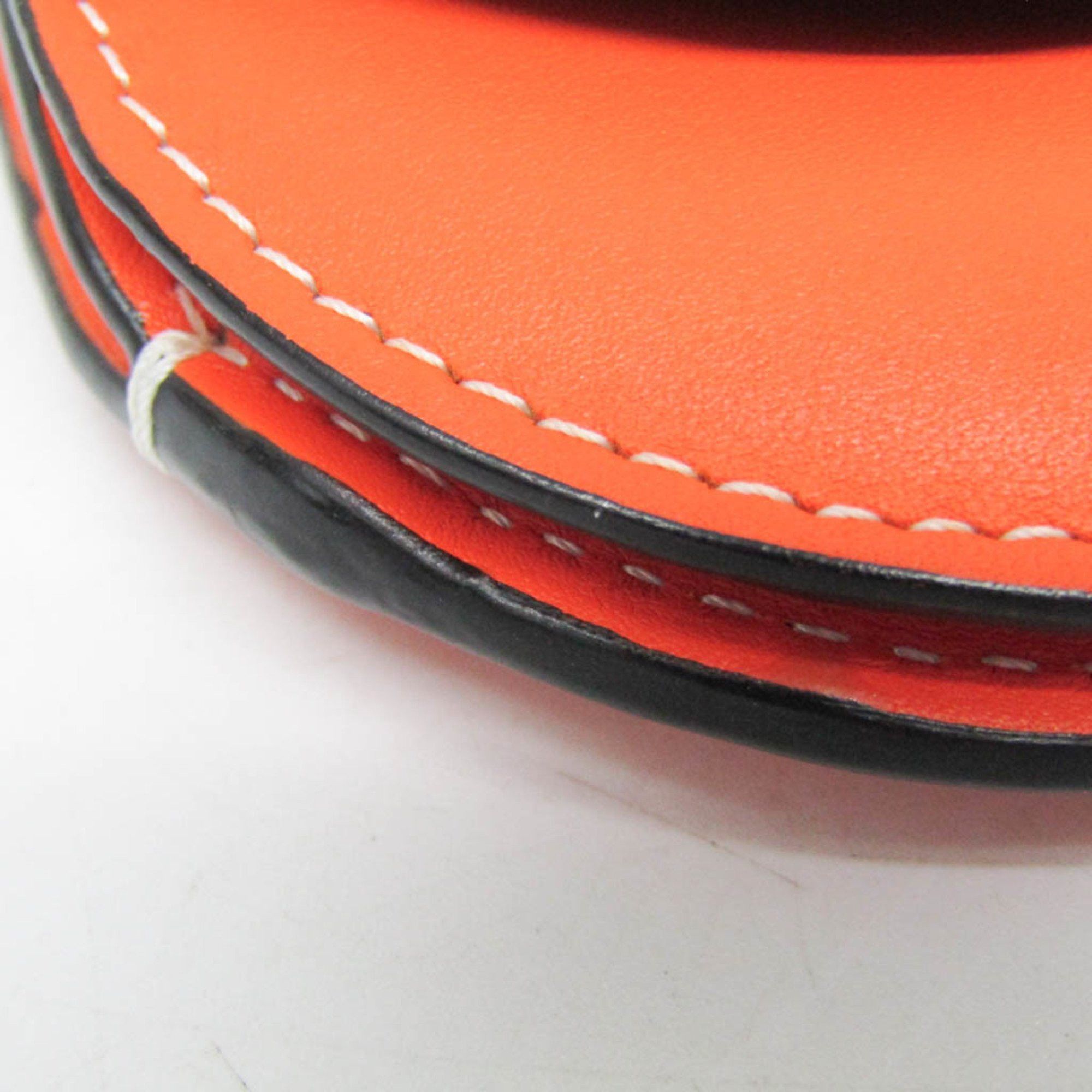 Loewe Loewe Gate Women's Leather Chain/Shoulder Wallet Orange Size ONE SIZE - 7 Thumbnail