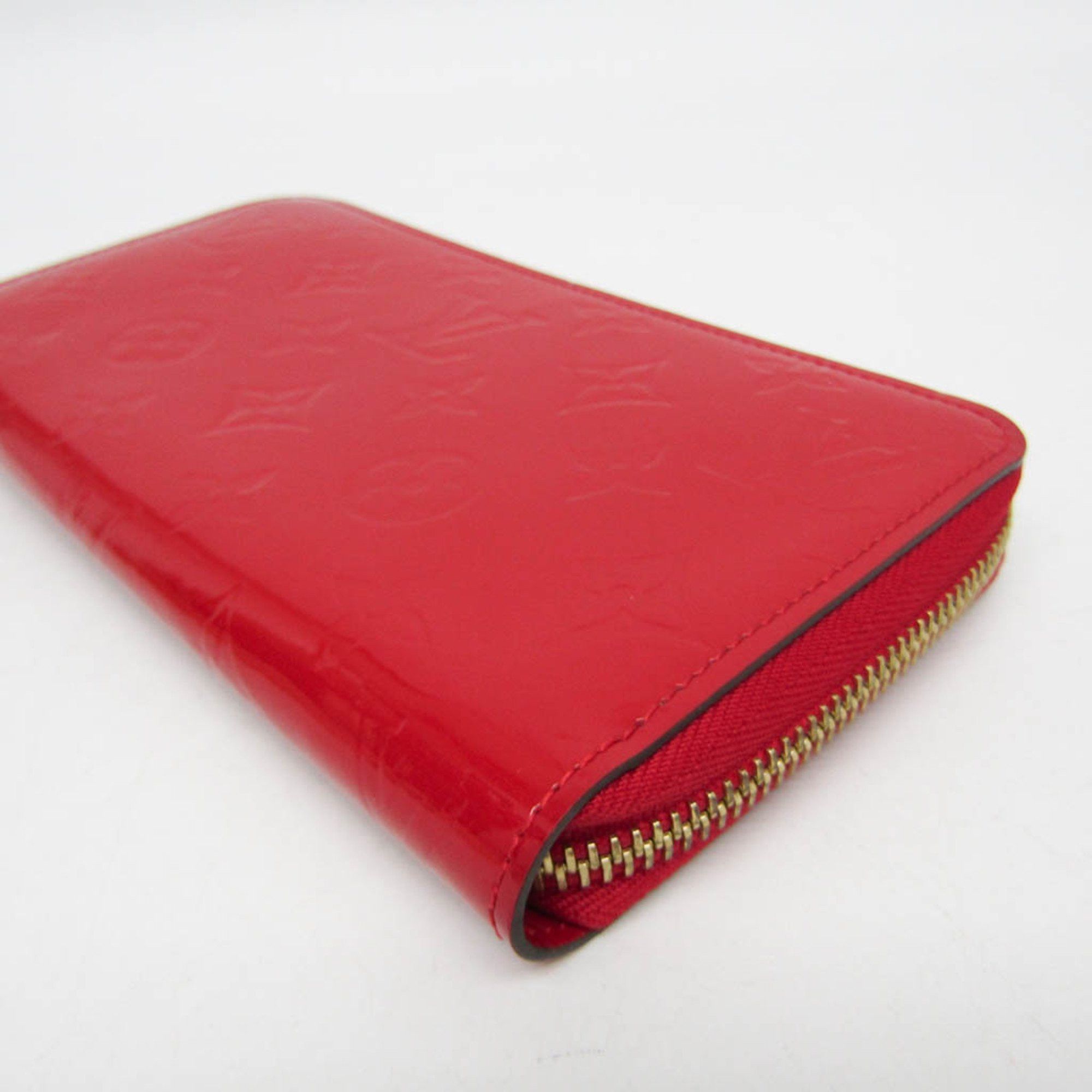 Louis Vuitton Louis Vuitton Monogram Vernis Zippy Wallet M90417 Women's Monogram Vernis Long Wallet (bi-fold) Cerise Size ONE SIZE - 7 Thumbnail