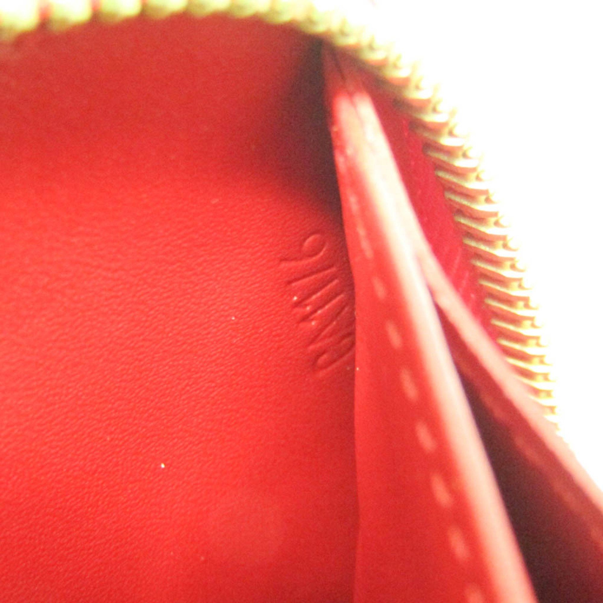 Louis Vuitton Louis Vuitton Monogram Vernis Zippy Wallet M90417 Women's Monogram Vernis Long Wallet (bi-fold) Cerise Size ONE SIZE - 16 Thumbnail
