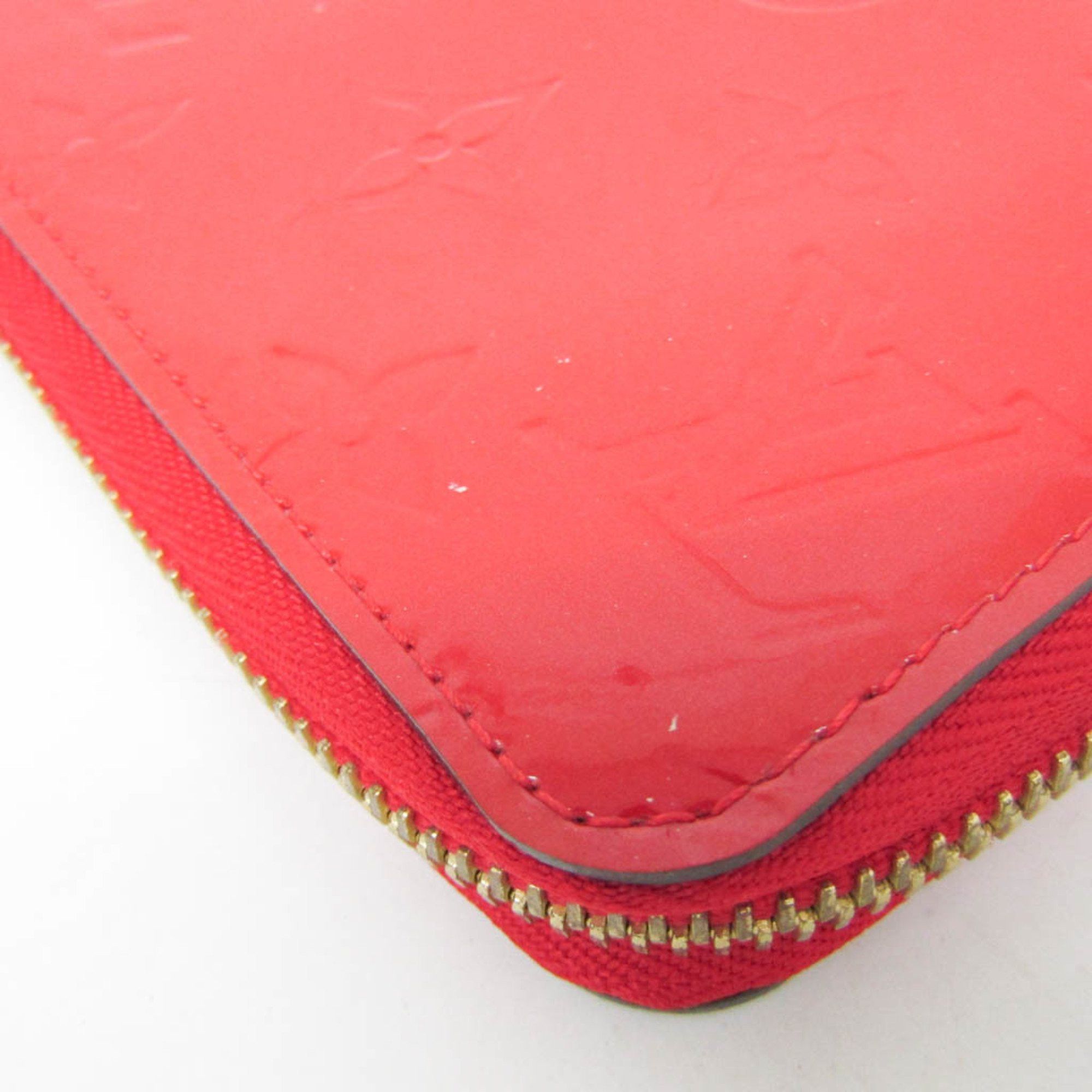 Louis Vuitton Louis Vuitton Monogram Vernis Zippy Wallet M90417 Women's Monogram Vernis Long Wallet (bi-fold) Cerise Size ONE SIZE - 9 Thumbnail