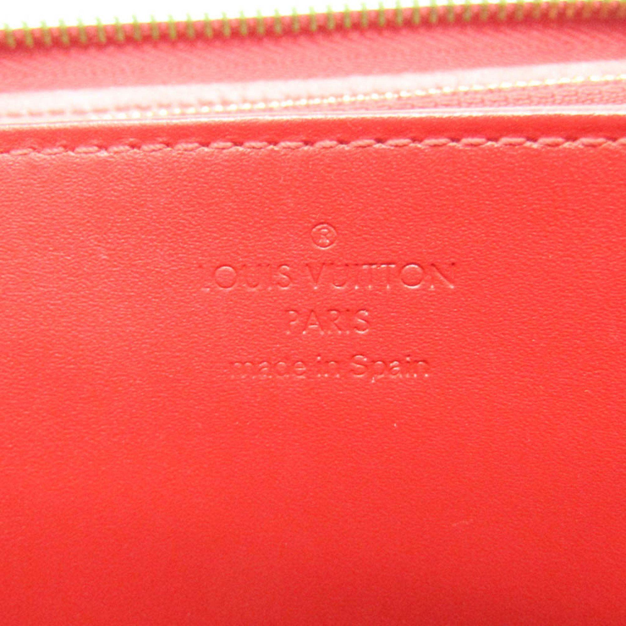 Louis Vuitton Louis Vuitton Monogram Vernis Zippy Wallet M90417 Women's Monogram Vernis Long Wallet (bi-fold) Cerise Size ONE SIZE - 15 Thumbnail
