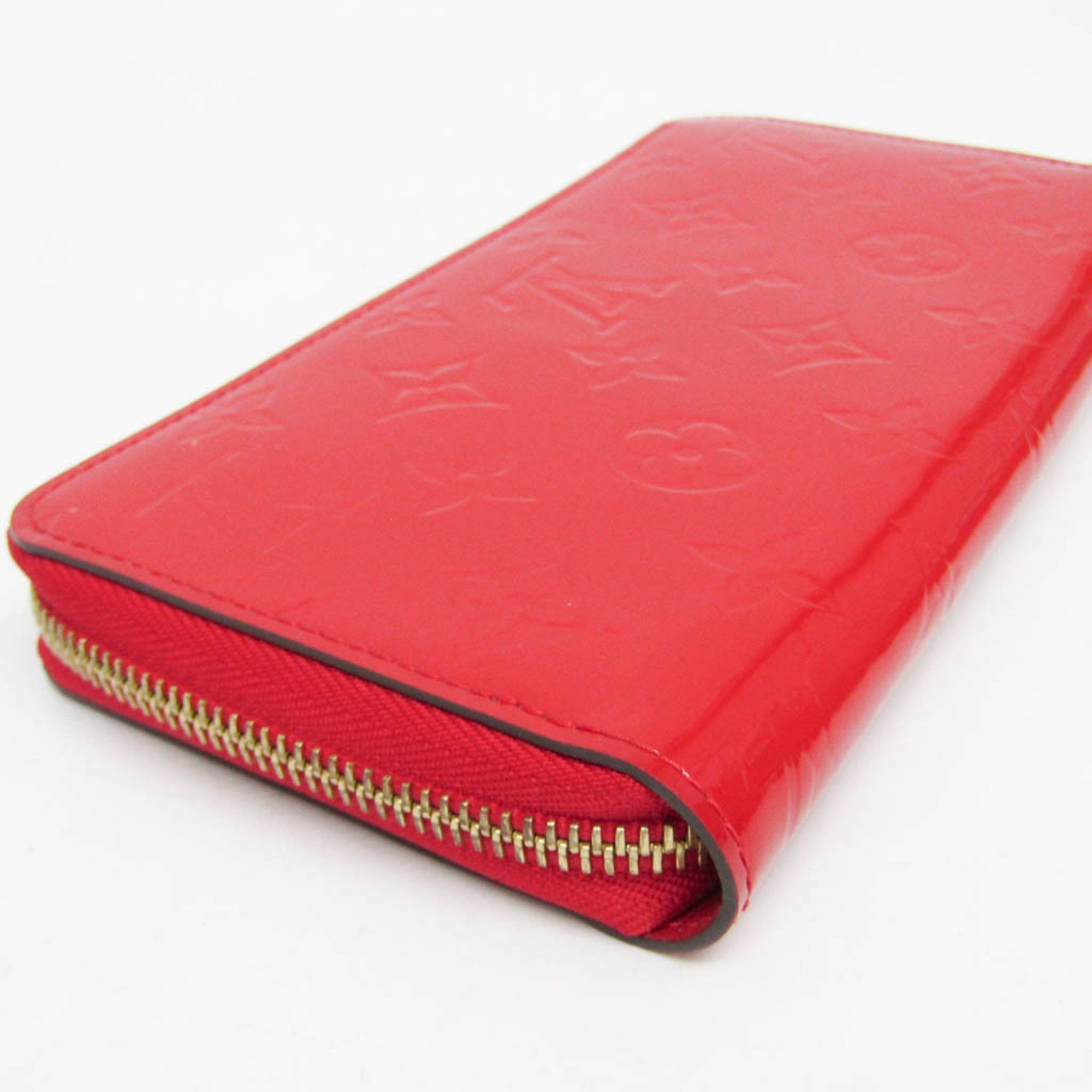 Louis Vuitton Louis Vuitton Monogram Vernis Zippy Wallet M90417 Women's Monogram Vernis Long Wallet (bi-fold) Cerise Size ONE SIZE - 6 Thumbnail