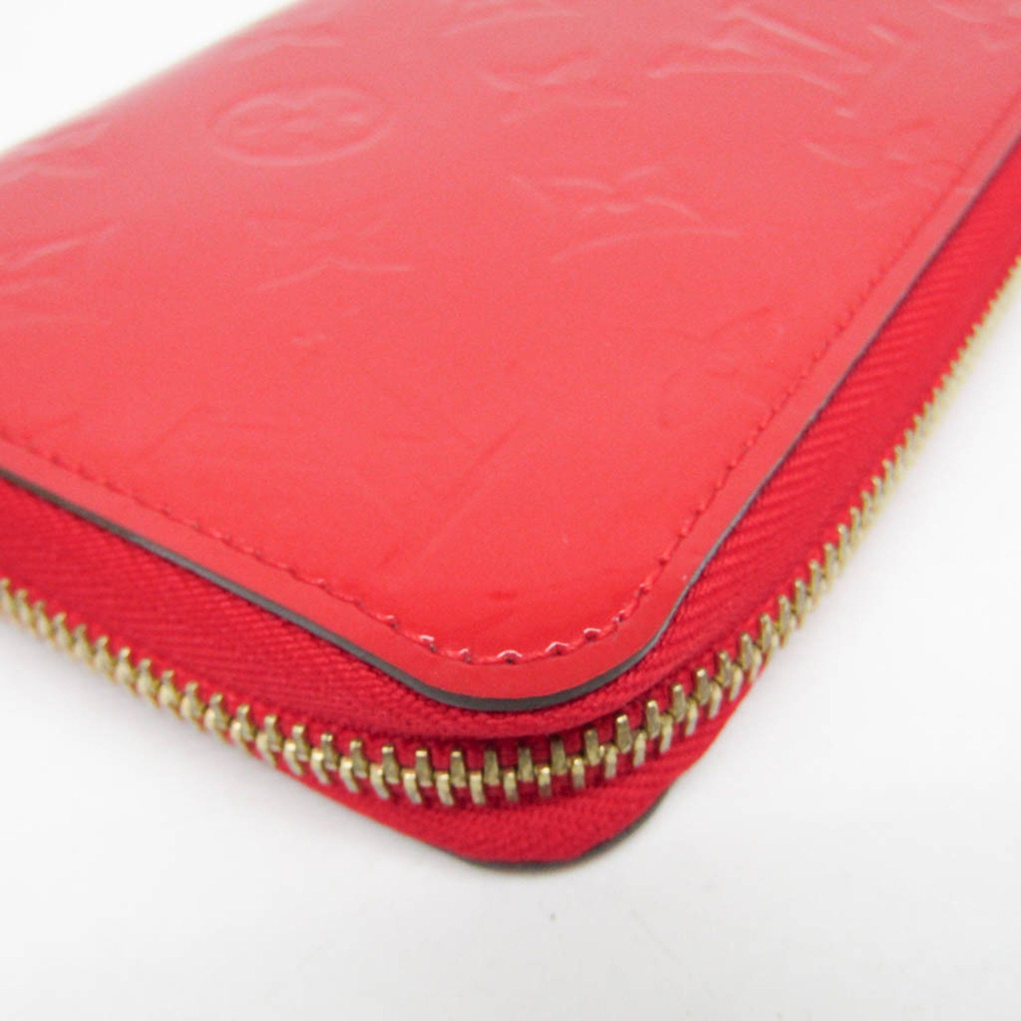 Louis Vuitton Louis Vuitton Monogram Vernis Zippy Wallet M90417 Women's Monogram Vernis Long Wallet (bi-fold) Cerise Size ONE SIZE - 8 Thumbnail