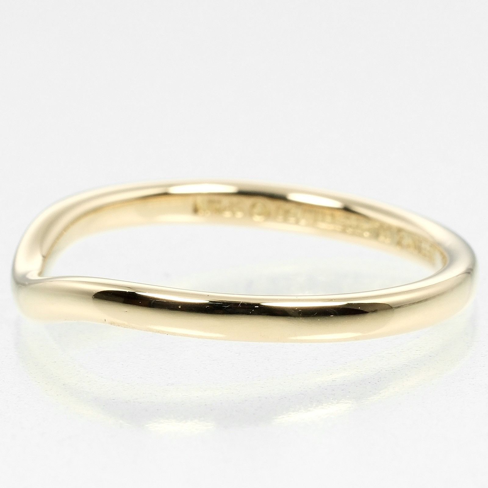 Tiffany & Co. Tiffany & Co Tiffany & Co. Curved Band Au750 Ring Metal Ring Size ONE SIZE - 6 Thumbnail