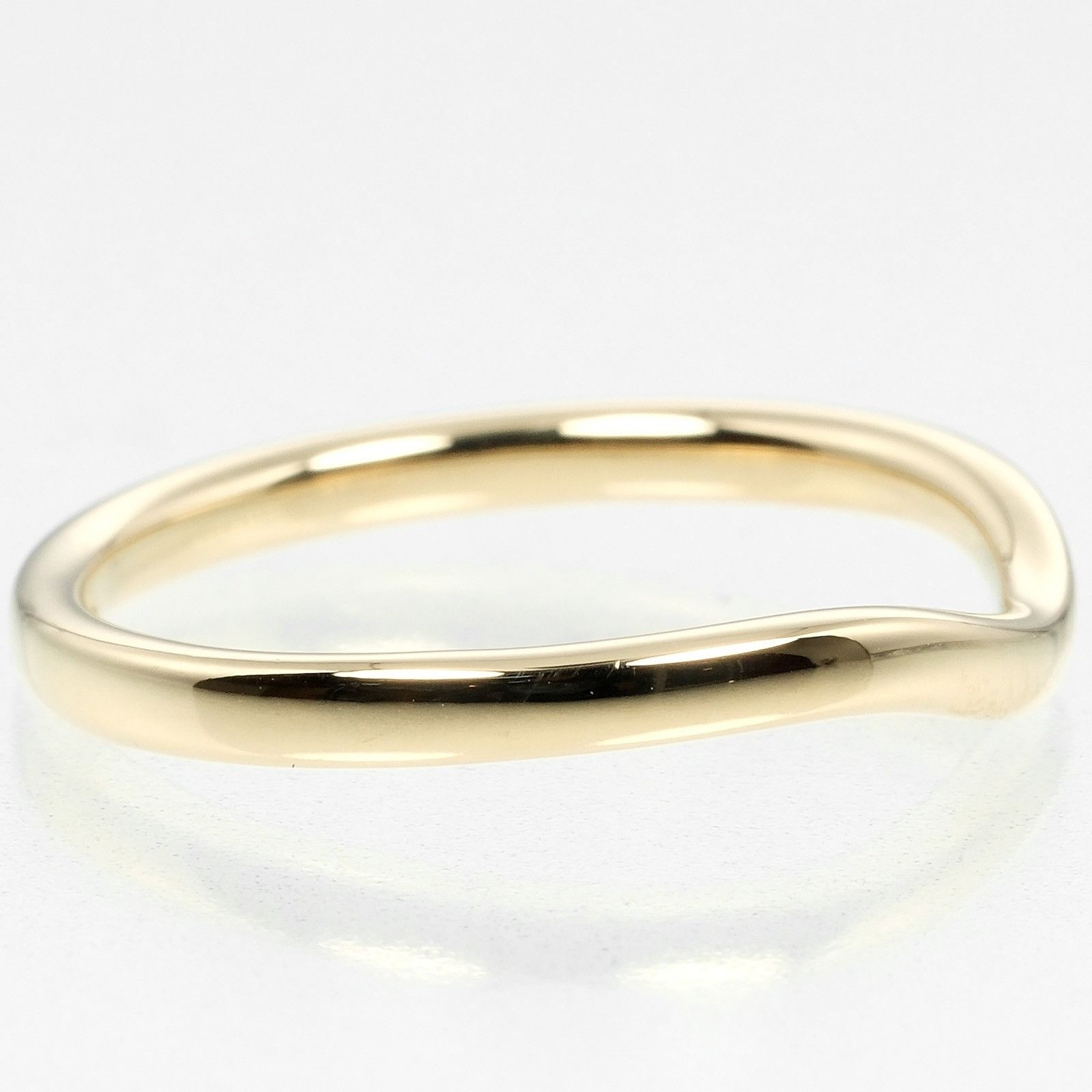 Tiffany & Co. Tiffany & Co Tiffany & Co. Curved Band Au750 Ring Metal Ring Size ONE SIZE - 5 Thumbnail