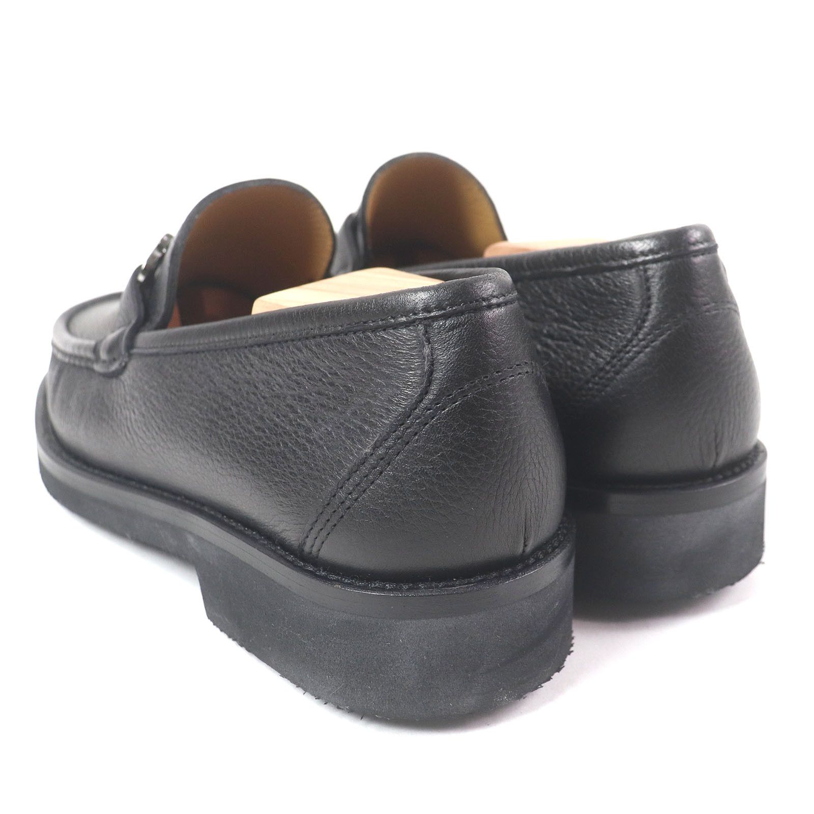Salvatore Ferragamo Salvatore Ferragamo Salvatore Ferragamo Double Gancini Leather Loafers Leather Shoes Size ONE SIZE - 6 Thumbnail