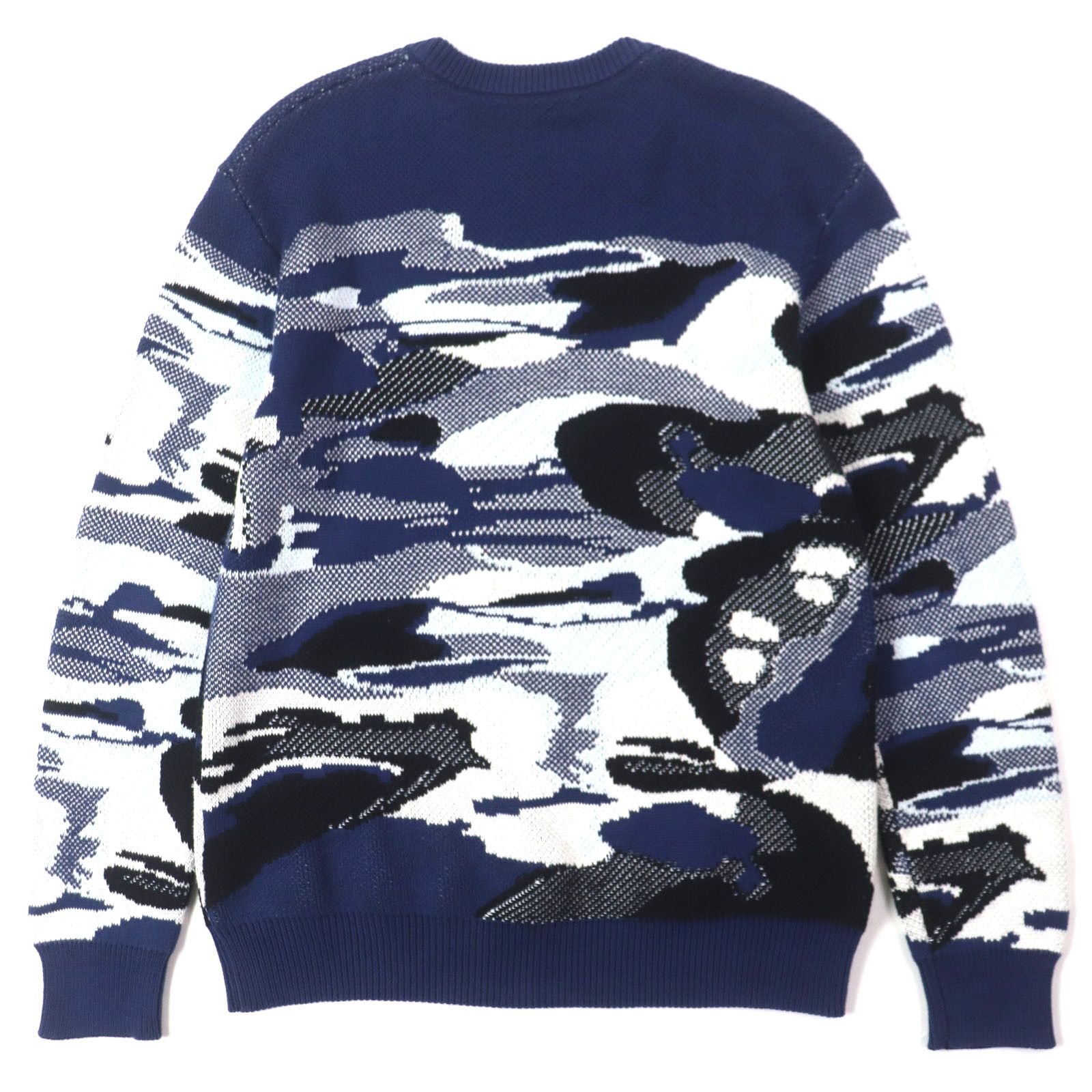 Louis Vuitton Louis Vuitton Louis Vuitton Camo pique jacquard Cotton Knit Sweater Cotton Tops RM201M DUTY FREE for USA Size ONE SIZE - 3 Thumbnail