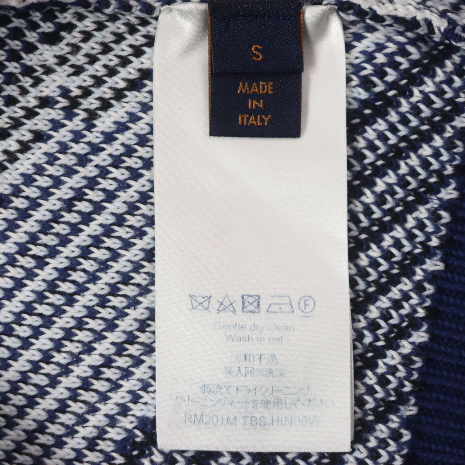 Louis Vuitton Louis Vuitton Louis Vuitton Camo pique jacquard Cotton Knit Sweater Cotton Tops RM201M DUTY FREE for USA Size ONE SIZE - 6 Thumbnail
