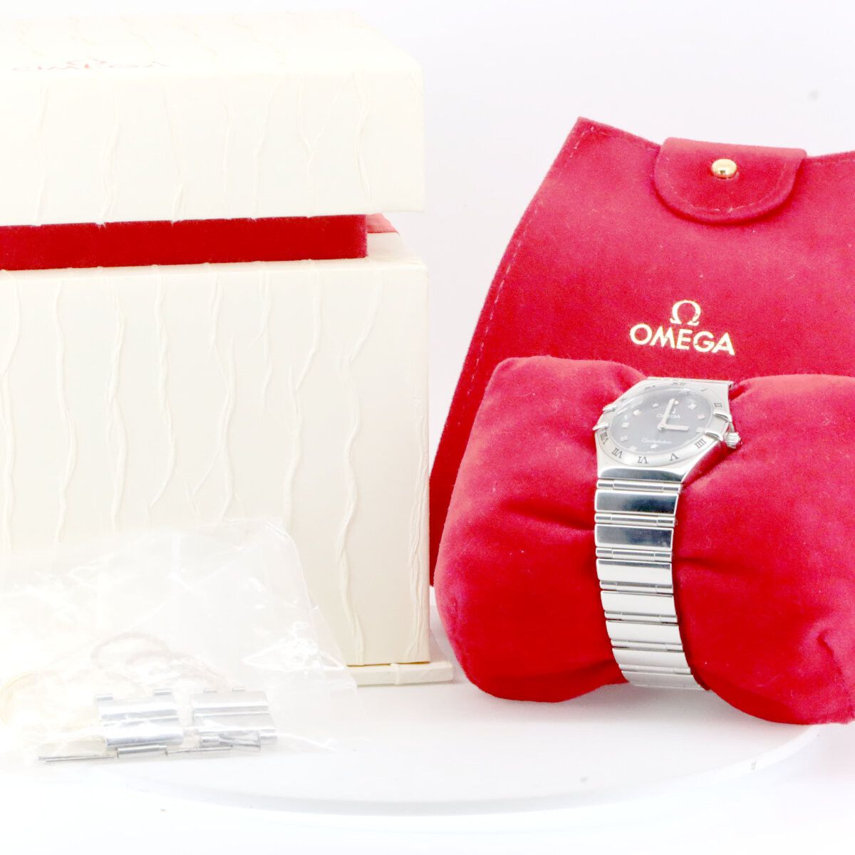 Omega Omega Omega Constellation Mini Stainless Steel Metal Quartz 1571.5100 DUTY FREE for USA Size ONE SIZE - 10 Thumbnail
