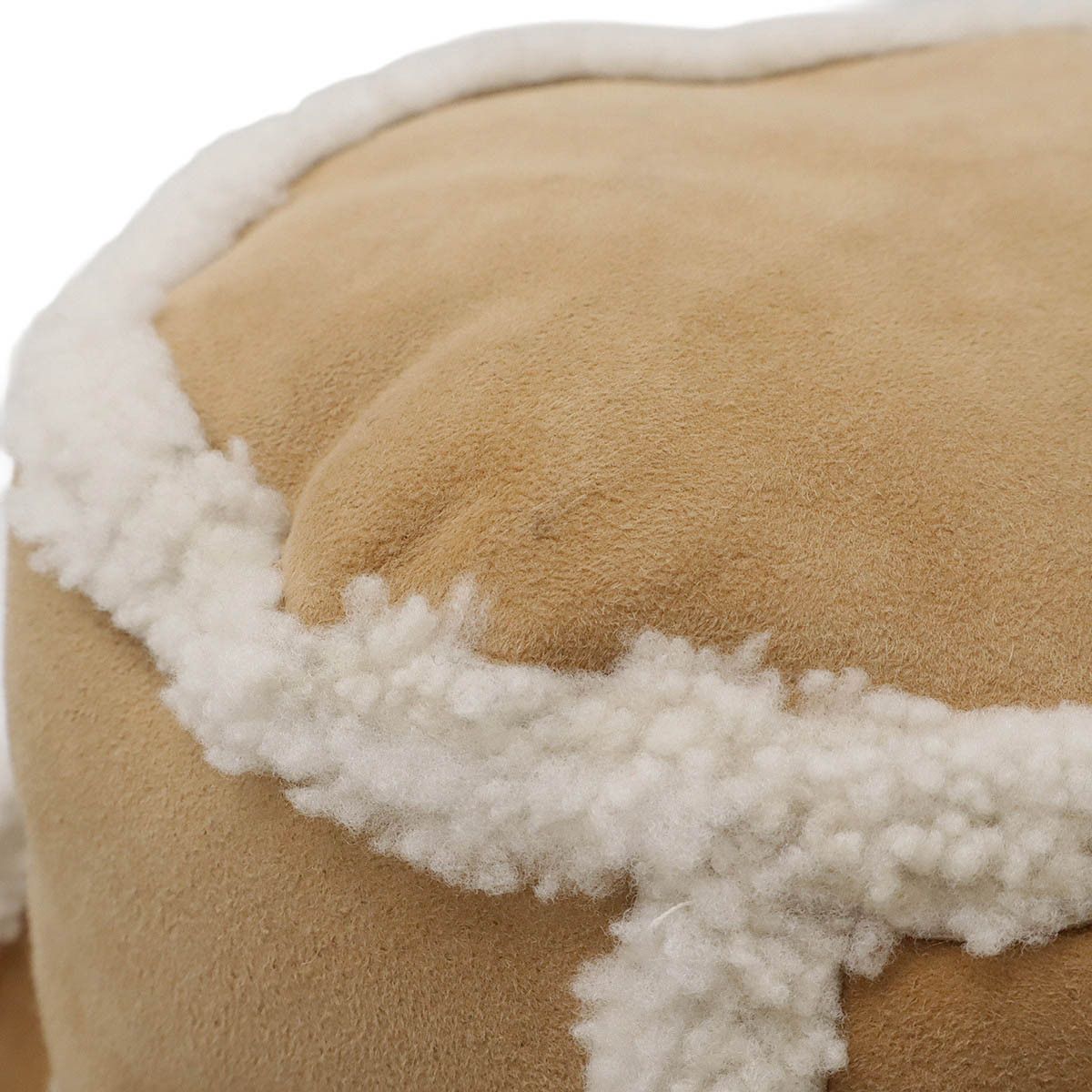 Fendi Fendi Fendi Logo Shearling Bucket Hat Sheepskin Hat Natural Material Hats DUTY FREE for USA Size ONE SIZE - 4 Thumbnail
