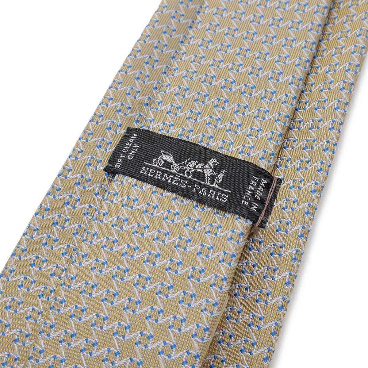 Hermes Hermes Hermes Silk Tie Cotton Necktie Size ONE SIZE - 3 Thumbnail