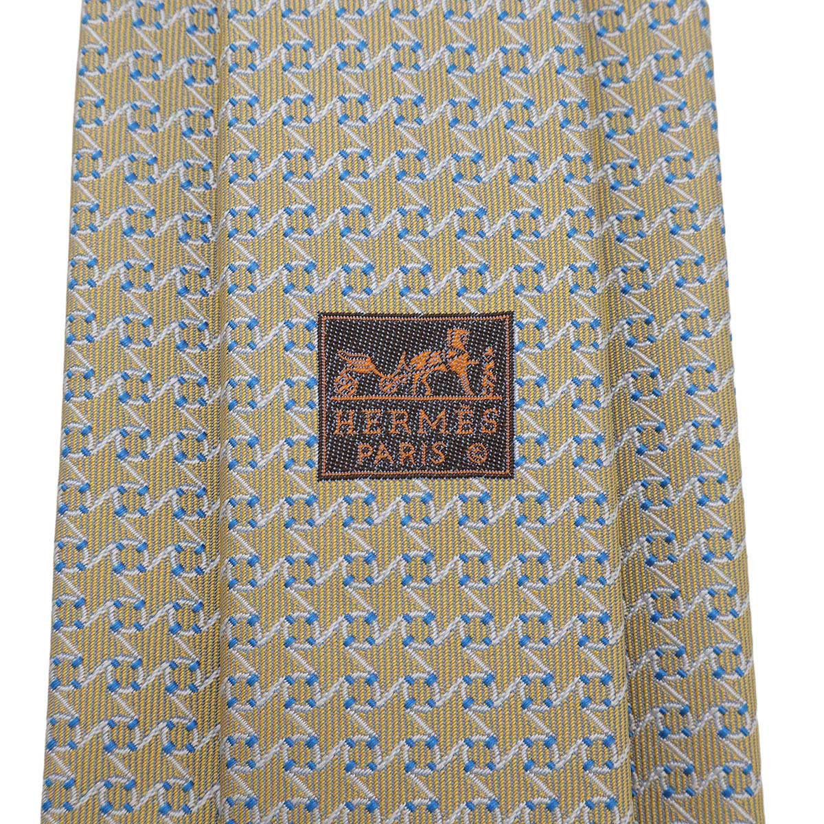 Hermes Hermes Hermes Silk Tie Cotton Necktie Size ONE SIZE - 4 Thumbnail