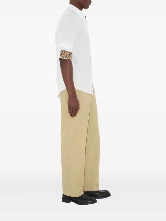 Burberry BURBERRY Men Long Tops 8113135 WHITE Size US L / EU 52-54 / 3 - 3 Thumbnail