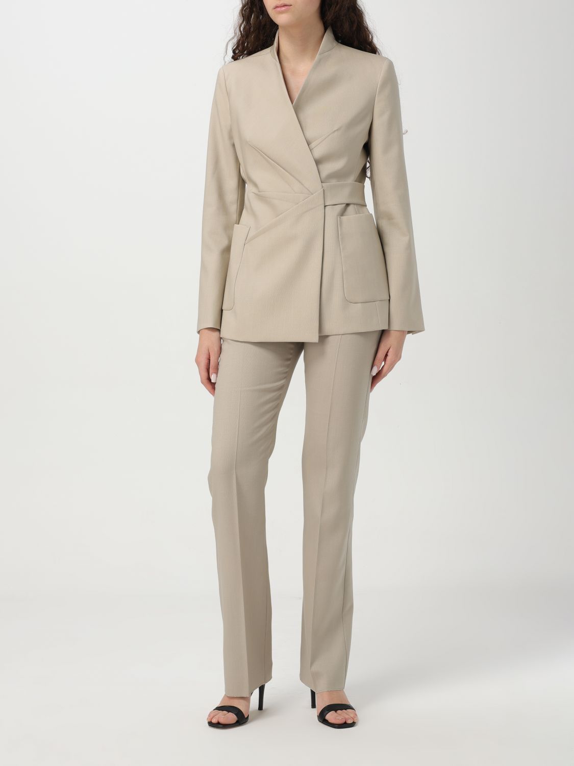 Max Mara Max Mara Blazer Woman Beige | Grailed