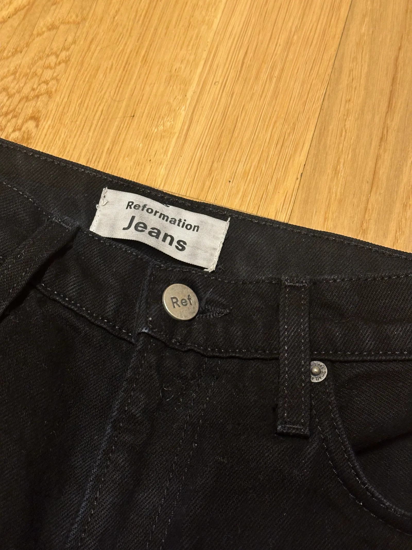 Reformation Reformation Stevie Ultra High Rise Jean Jeans Size 27" / US 4 / IT 40 - 2 Thumbnail