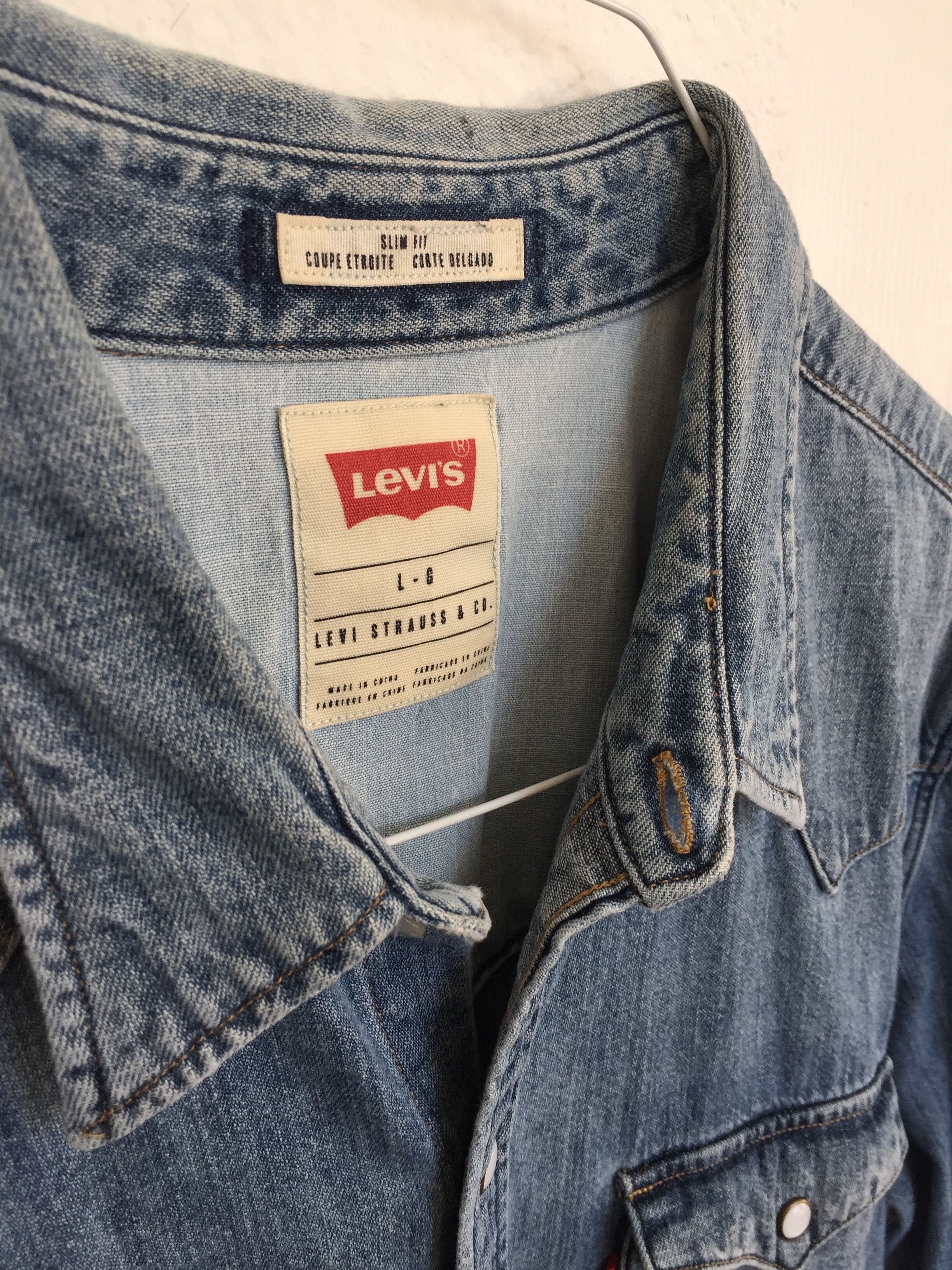 Levi's Levi's Western Snap Button Shirt - Slim Fit Large Size US L / EU 52-54 / 3 - 2 Thumbnail
