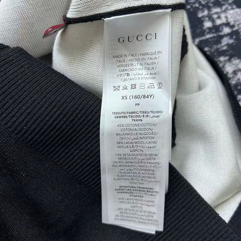 Gucci Gucci Black Logo Knit Dress Size XS Size XXS / US 00 / IT 34 - 4 Thumbnail