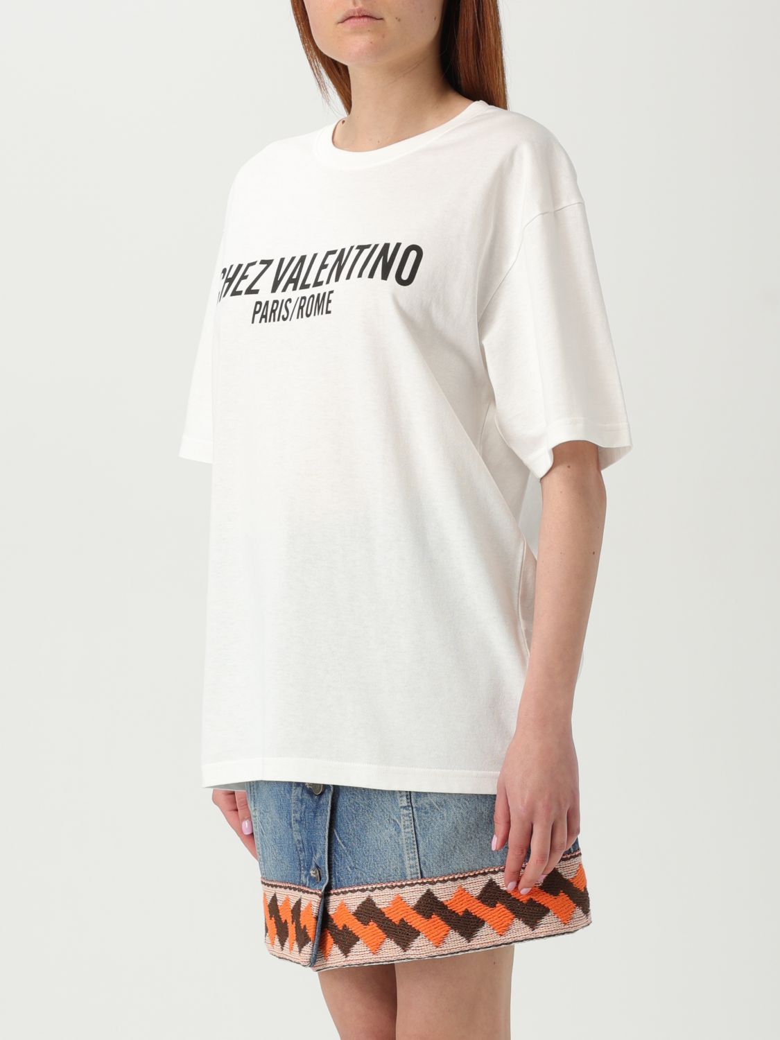 Valentino Valentino T-Shirt Woman Ivory Size XS / US 0-2 / IT 36-38 - 4 Thumbnail