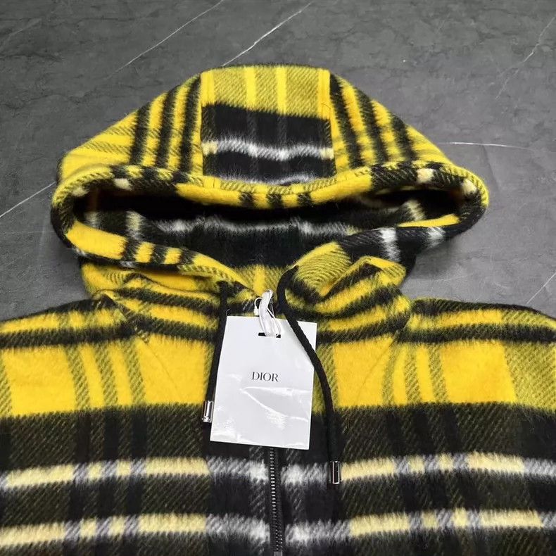 Dior Wool Plaid Cape with Tassels by Dior-yf Size US M / EU 48-50 / 2 - 3 Thumbnail