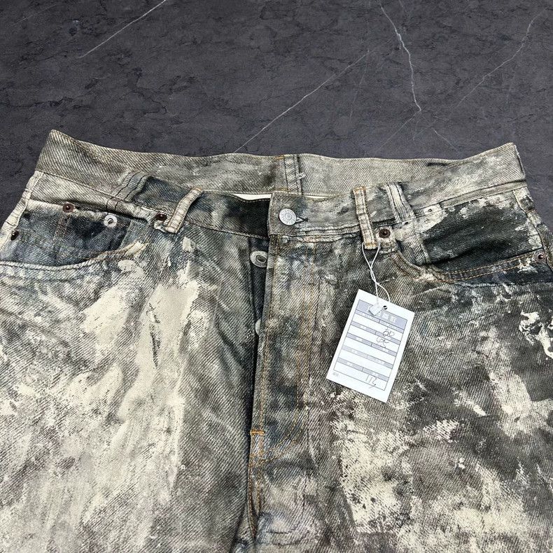 Acne Studios Acne Studios 3D Print Distressed Denim Pants- DMC Size US 31 - 3 Thumbnail