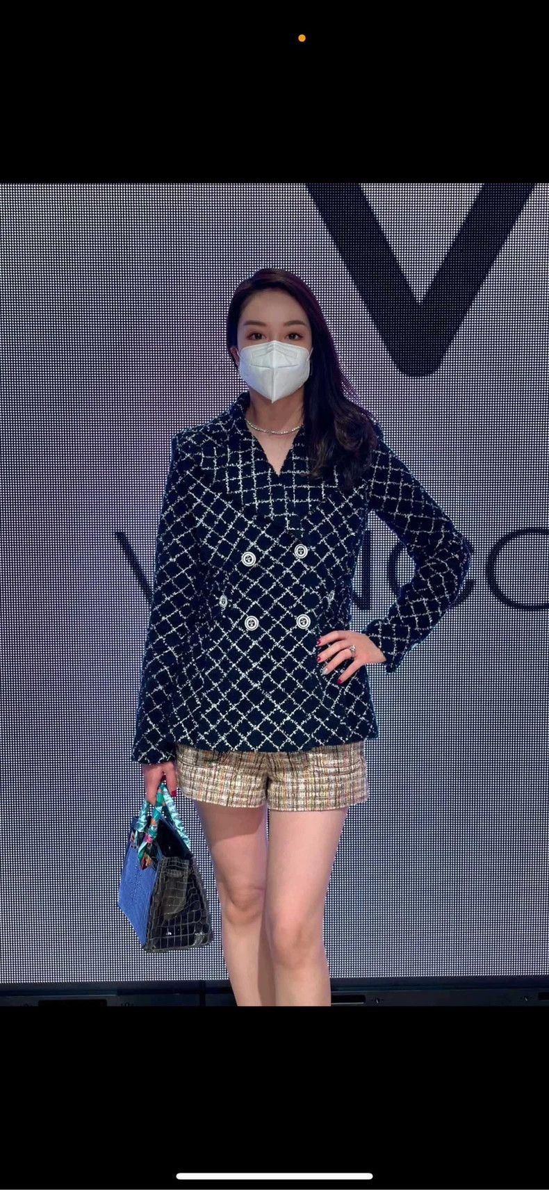 Chanel Chanel Black and White Checked Waistcoat- DMC Size US M / EU 48-50 / 2 - 6 Thumbnail