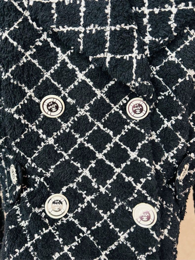 Chanel Chanel Black and White Checked Waistcoat- DMC Size US M / EU 48-50 / 2 - 5 Thumbnail