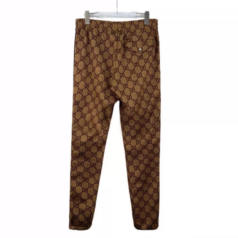 Gucci Gucci Brown Logo Drawstring Casual Pants- DMC Size US 32 / EU 48 - 2 Thumbnail