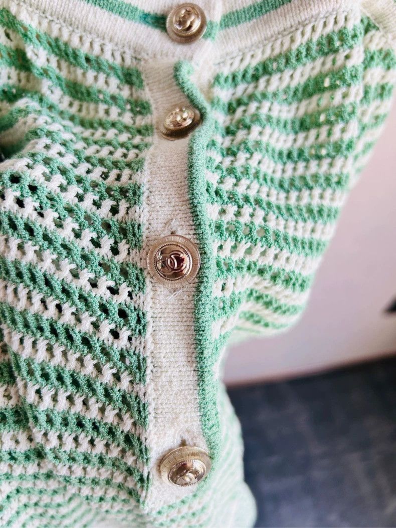 Chanel Chanel Mint Green Strap Dress- DMC Size 34" / US 12 / IT 48 - 2 Thumbnail