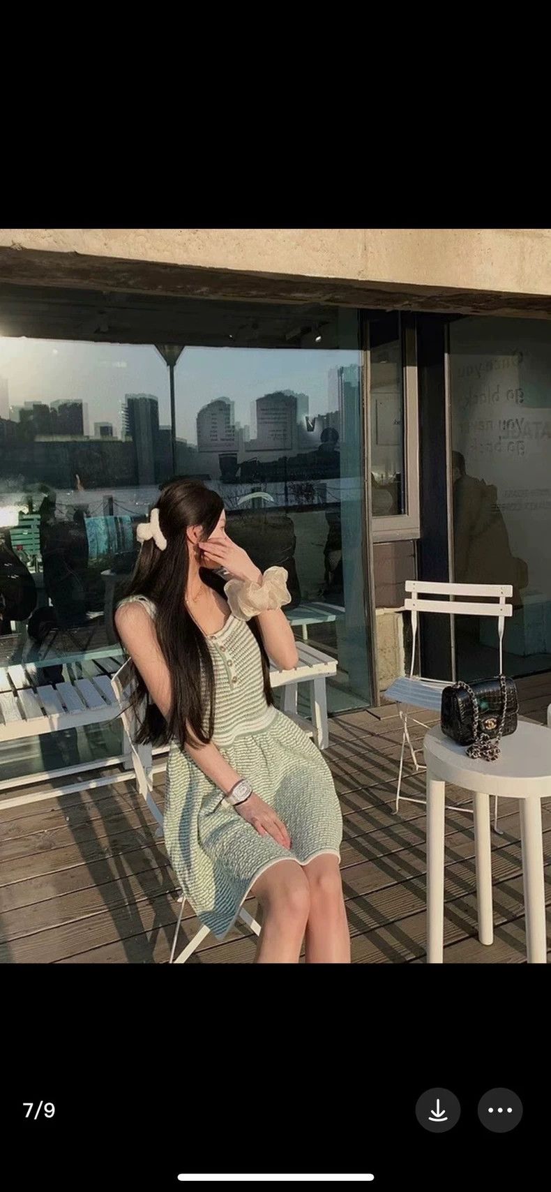 Chanel Chanel Mint Green Strap Dress- DMC Size 34" / US 12 / IT 48 - 7 Thumbnail