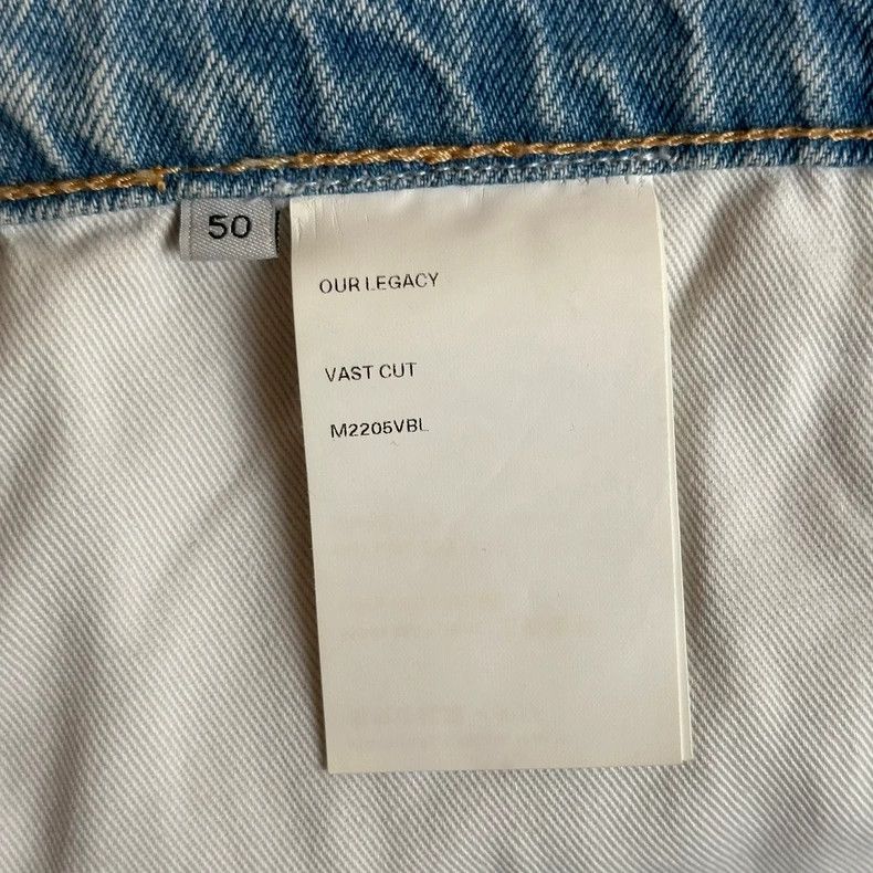 Our Legacy Our Legacy Vast Cut Wide Leg Jeans- DMC Size US 31 - 3 Thumbnail