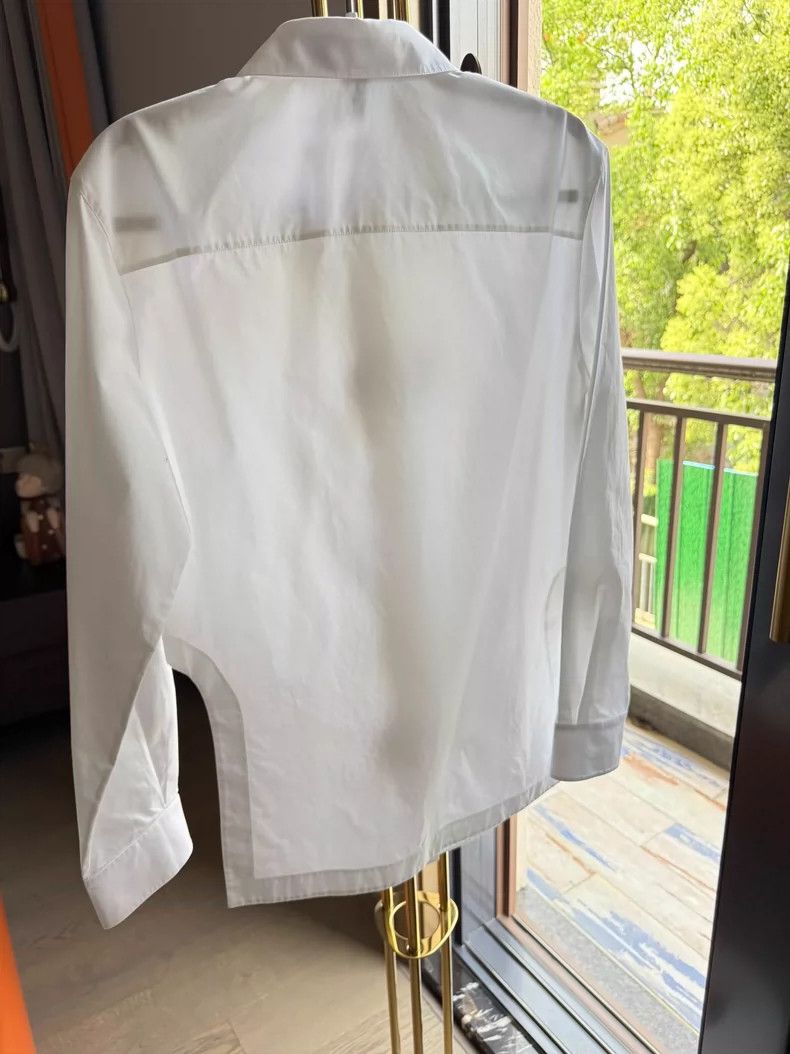 Louis Vuitton Louis Vuitton Split Side White Shirt- DMC Size US M / EU 48-50 / 2 - 4 Thumbnail