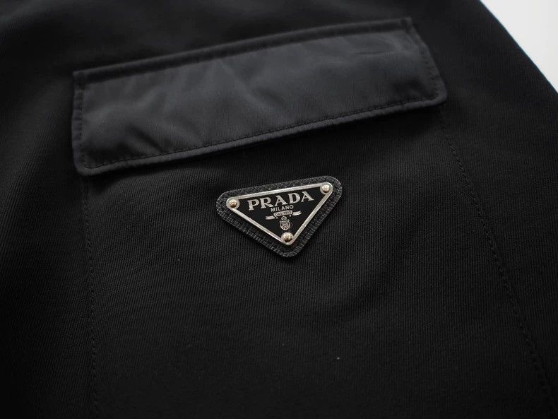 Prada Prada Black Wool Straight Leg Trousers- DMC Size US 31 - 3 Thumbnail