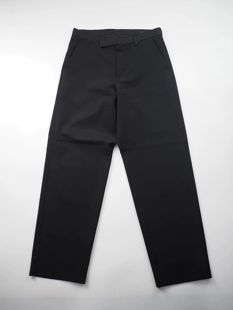 Prada Prada Black Wool Straight Leg Trousers- DMC Size US 31 - 2 Thumbnail