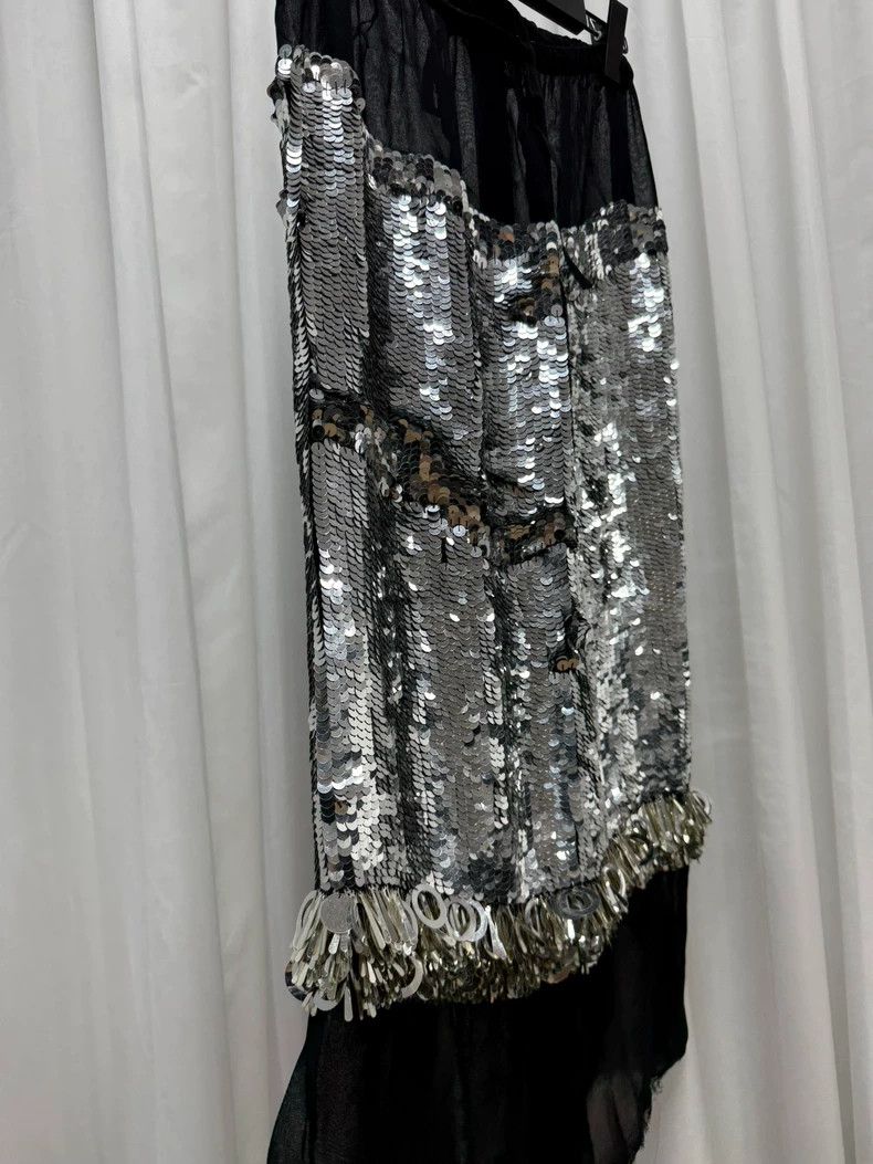 Dries Van Noten Dries Van Noten Sequined Half Skirt Size 34- DMC Size US 34 / EU 50 - 4 Thumbnail