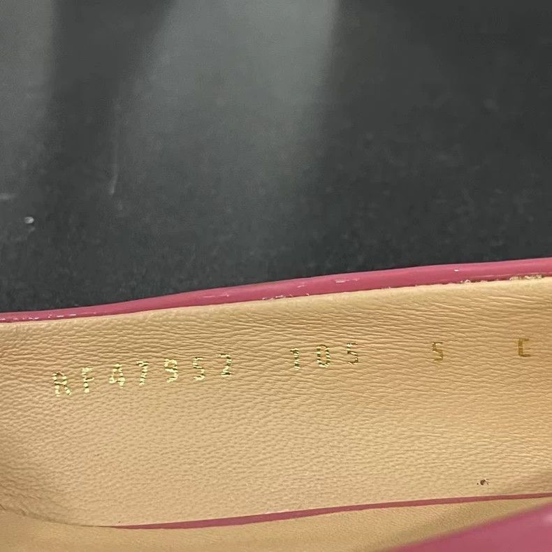 Salvatore Ferragamo Ferragamo Pink Ballerina Flats with Bow-yf Size US 7 / IT 37 - 8 Thumbnail