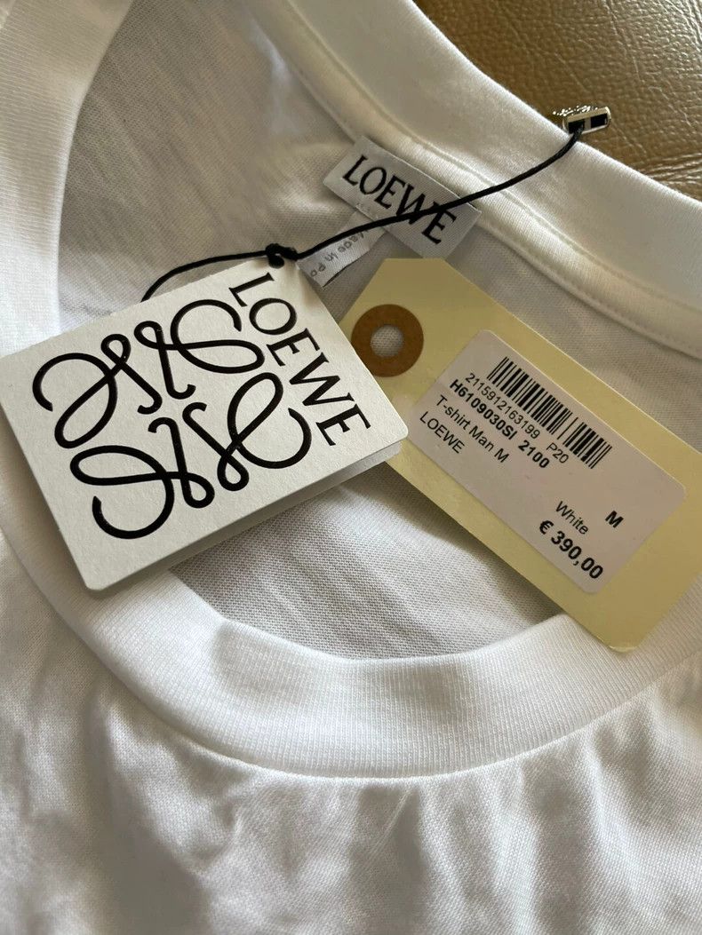 Loewe Loewe Short Sleeve T-shirt with Drawstring- DMC Size US M / EU 48-50 / 2 - 3 Thumbnail