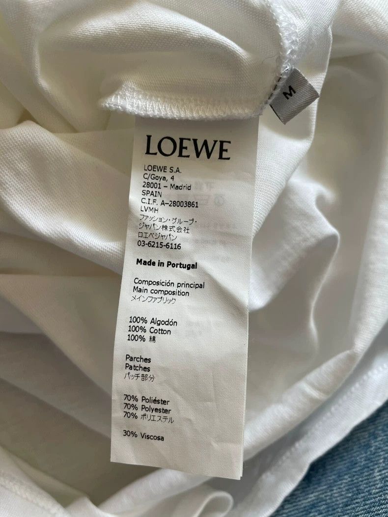 Loewe Loewe Short Sleeve T-shirt with Drawstring- DMC Size US M / EU 48-50 / 2 - 4 Thumbnail