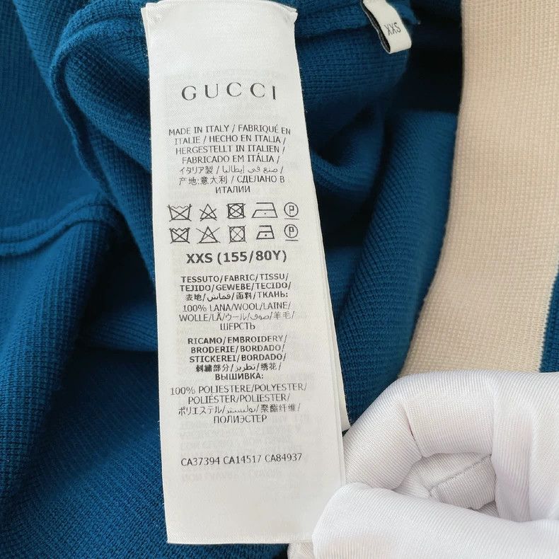 Gucci Gucci Blue Dress with Elasticity- DMC Size 22" - 7 Thumbnail