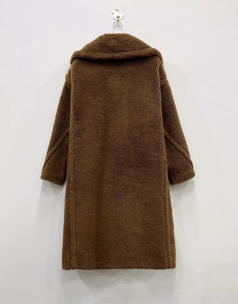Max Mara MaxMara Long Teddy Coat in Tobacco Color-yf Size US S / EU 44-46 / 1 - 2 Thumbnail